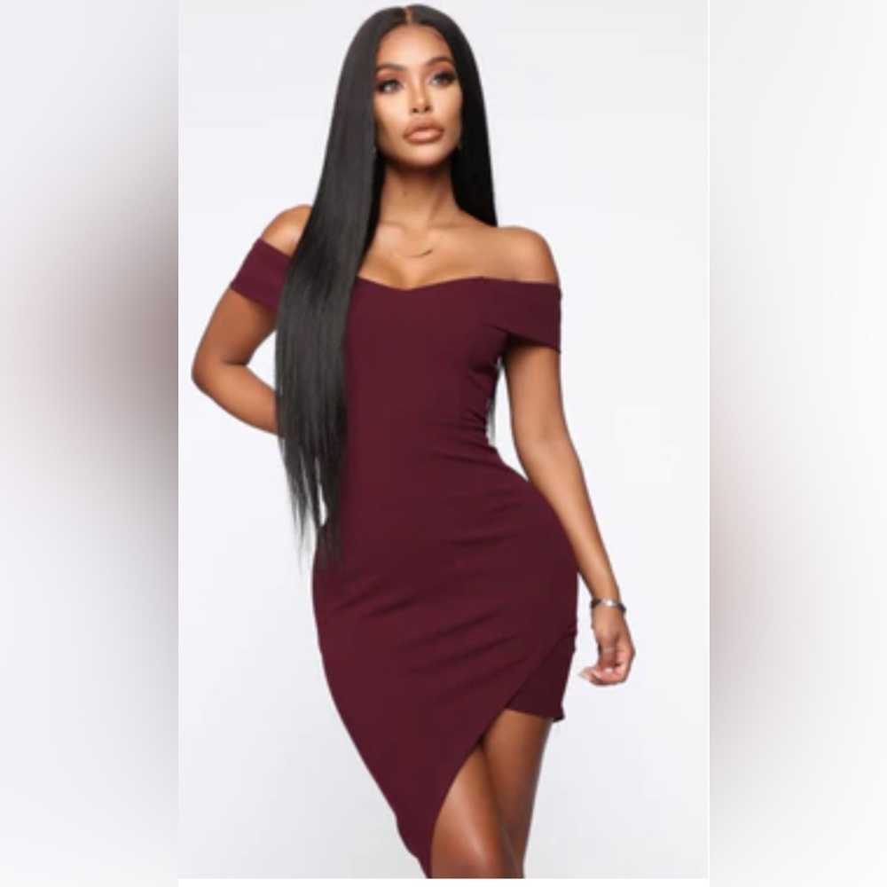 Plum Bodycon Dress Size 0 - Picture 1 of 6